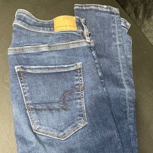 American Eagle AE High Rise Distressed Jeans